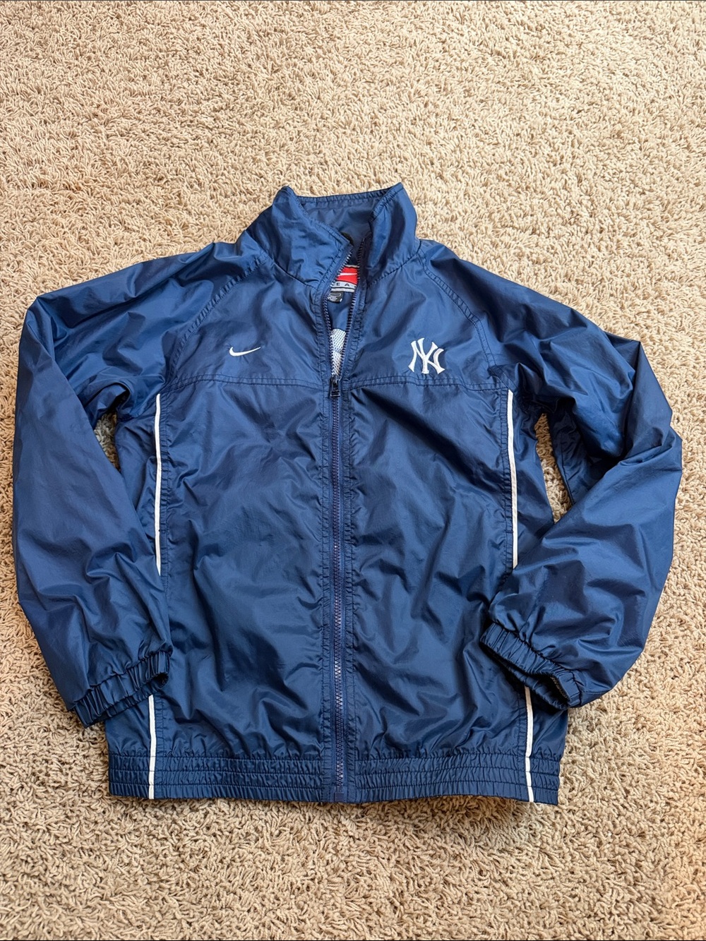 Nike Kids Navy New York Yankees Windbreaker Jacket